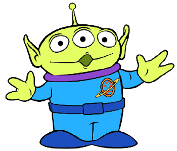Toy story aliens clipart