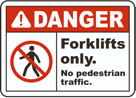 Forklift Safety Signs for Sale | USA Made