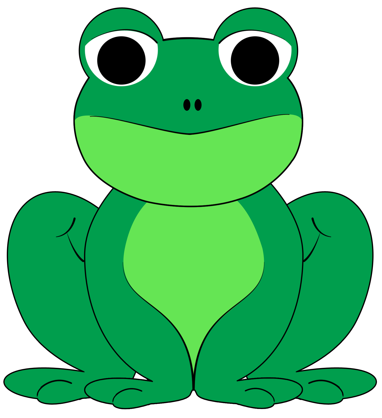 Frog For Teachers Clipart
