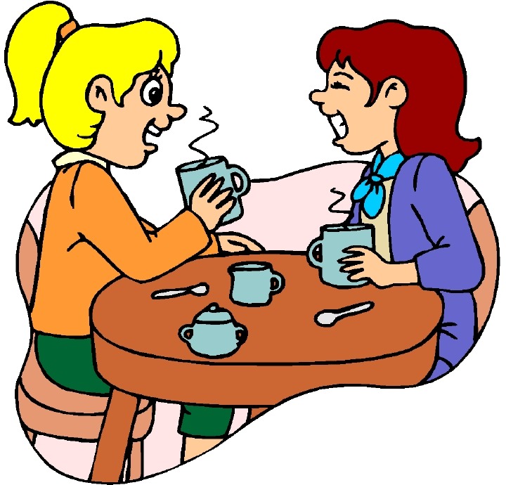 People clipart talking