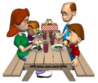 Family picnic Animated Gifs