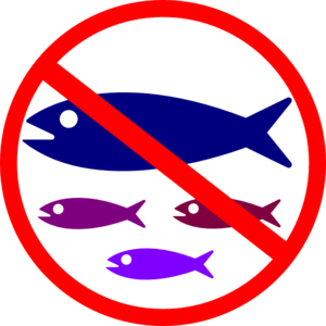 No Fishing Sign clip art - vector clip art online, royalty free ...