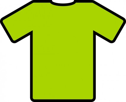 Green T Shirt clip art Free vector in Open office drawing svg ...