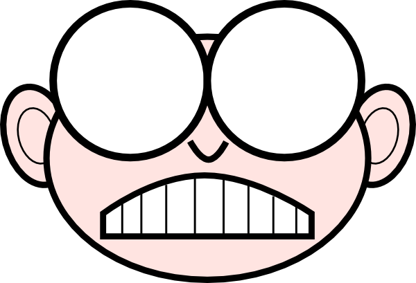 Angry Nerd clip art Free Vector