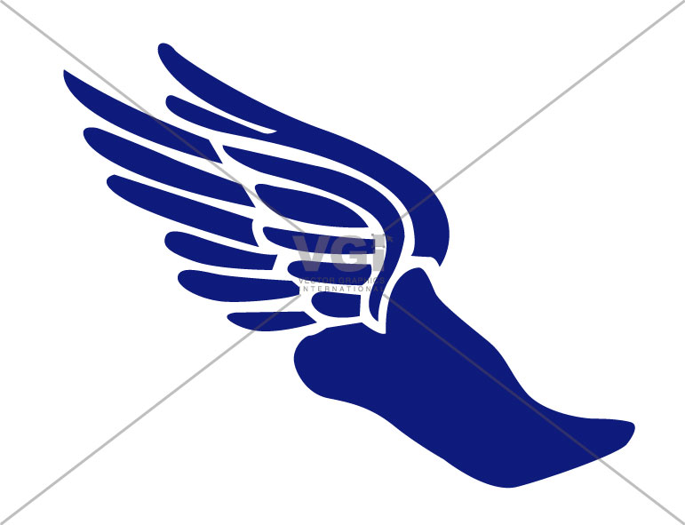 Winged Foot Clip Art 35