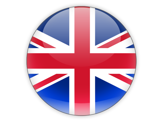 Round icon. Illustration of flag of United Kingdom