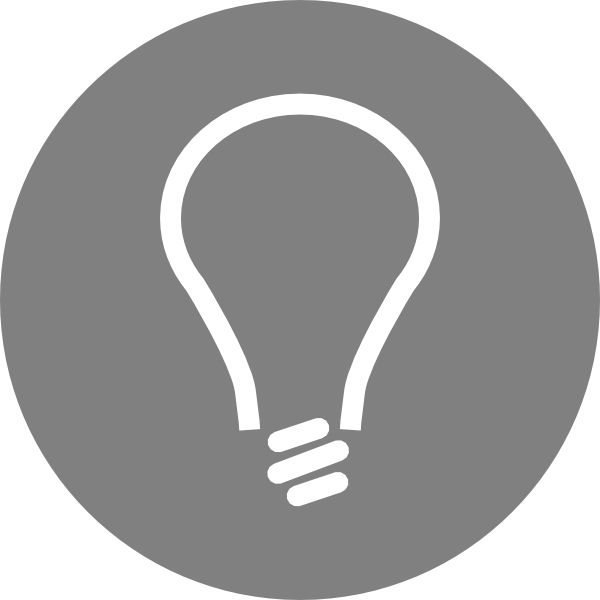 Light Bulb Icon clip art - vector clip art online, royalty free ...