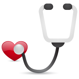Medical Stethoscope With Shadow Icon, PNG ClipArt Image