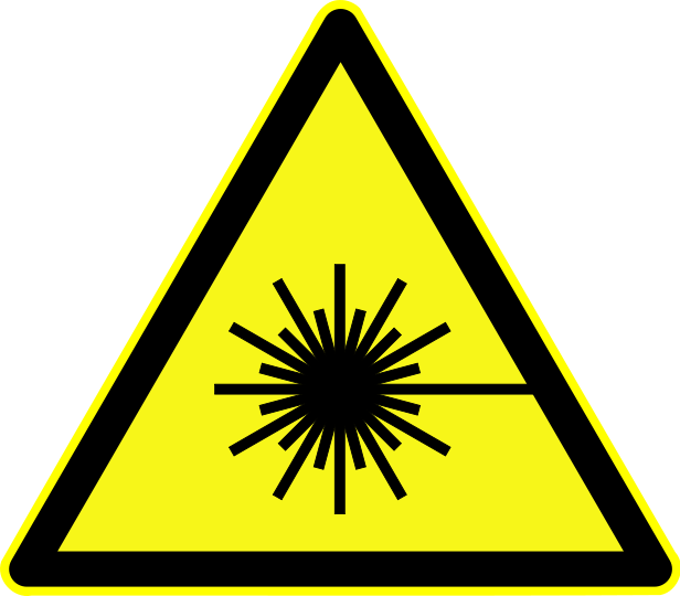 Laser Warning Sign