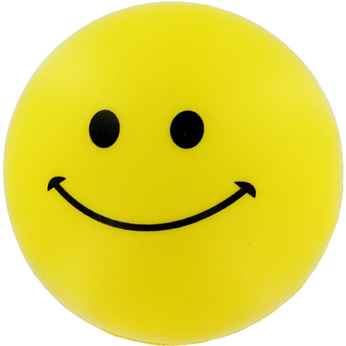 Smiley Face Stress Reliever | Imprinted Stress Balls | 0.61 Ea.