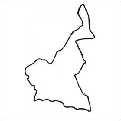 Outline Of Cameroon On White Background Bumper Sticker With Cameroon Africa Map Quot Black And