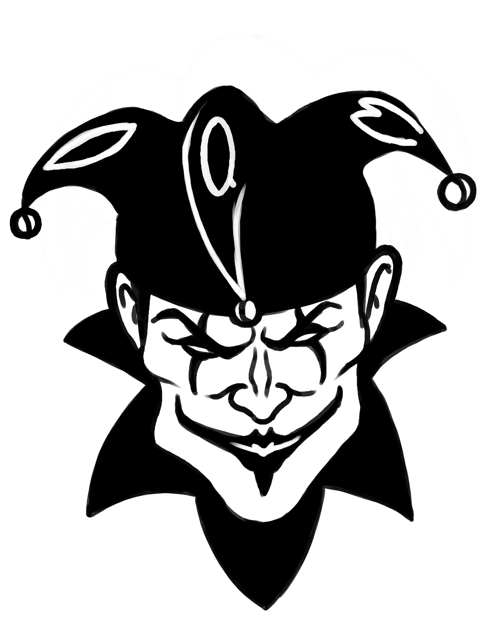 Savage Joker logo (B&W icon for Wild Cards) :: Great White Games ...