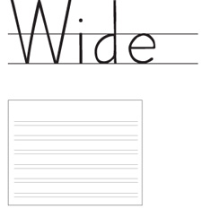 Paper - Wide Double Line Notebook Paper | Handwriting Without Tears