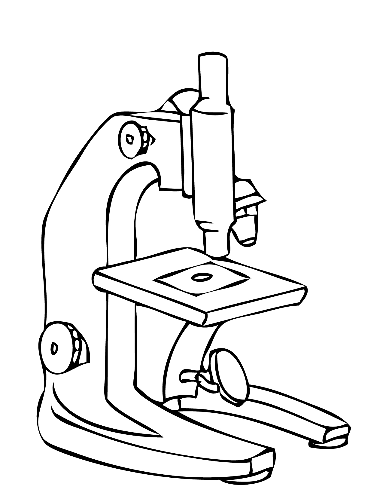 In The Lab Coloring Pages - Handipoints