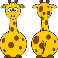 Cartoon Giraffe clip art Vector clip art - Free vector for free ...
