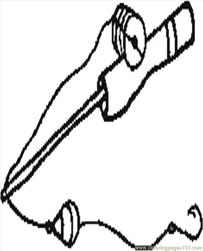 Coloring Pages Fishing Pole (Entertainment > Others) - free ...