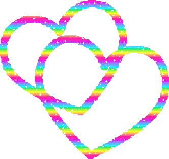 Two Colourful Hearts | DesiComments.