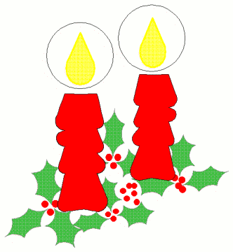 767 views Free Christmas Candles Clipart - Public Domain Christmas clip art ...