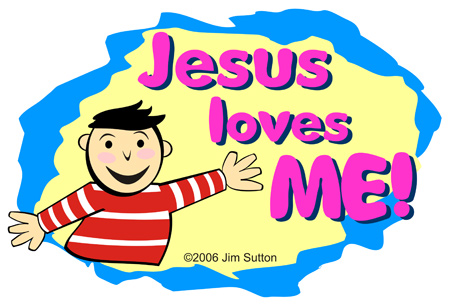 Free Christian Clipart: Jesus Loves Me!