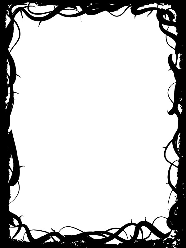 free black and white clipart of frames - photo #42