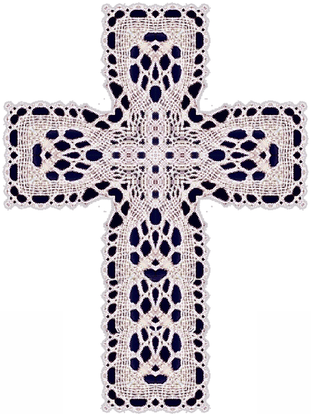 ArtbyJean - Easter Clip Art: Lace crochet design on an Easter ...