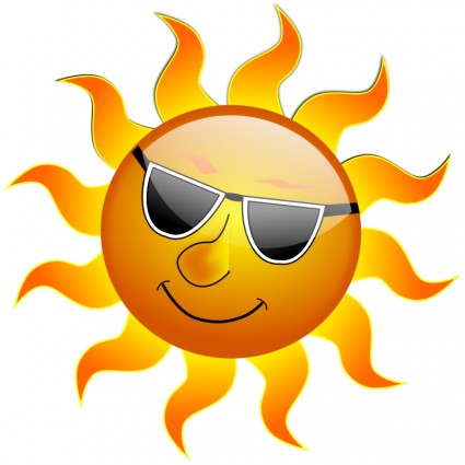 Summer Smile Sun Vector clip art - Free vector for free download
