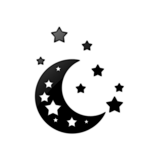 moon and stars clipart - photo #13