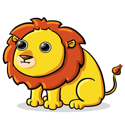Free Cute Lion Clip Art