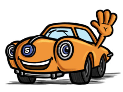 Dribbble - Car/Automobile Cartoon Character Sketch by George Coghill