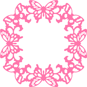 Silhouette Online Store - View Design #31099: butterfly filigree ...