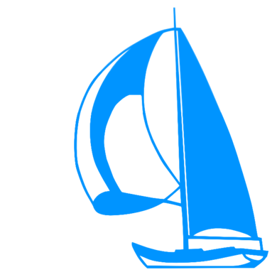 Sailing boat silloette