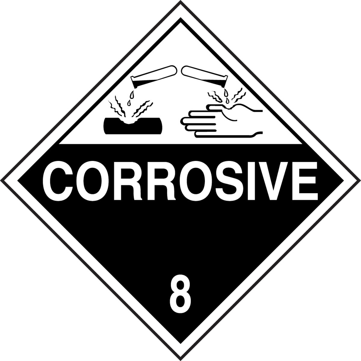 CORROSIVE SYMBOL VECTOR FREE - ClipArt Best