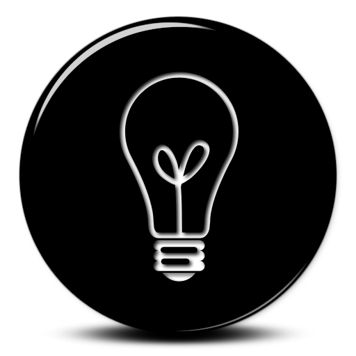 Transparent Light Bulb With Filament (Bulbs) Icon #080325 Â» Icons Etc
