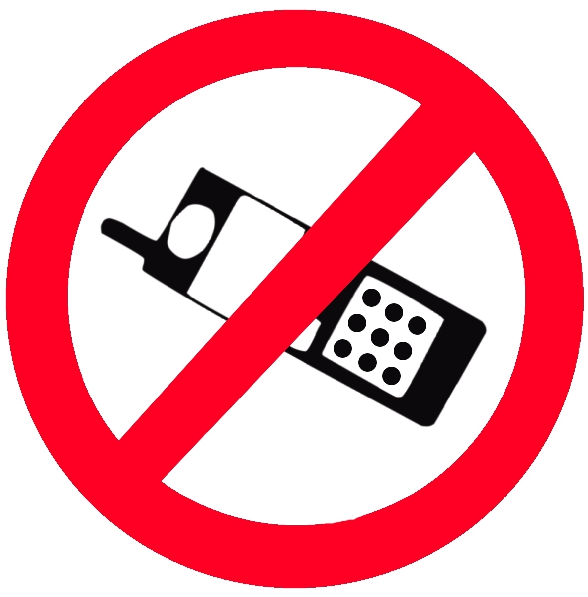 clipart no cellphone sign - photo #28