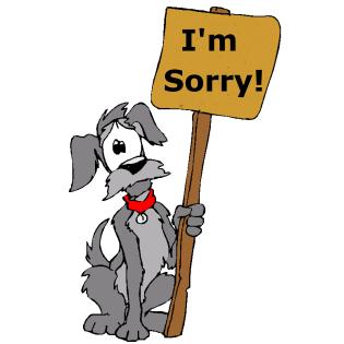 So Sorry Clipart