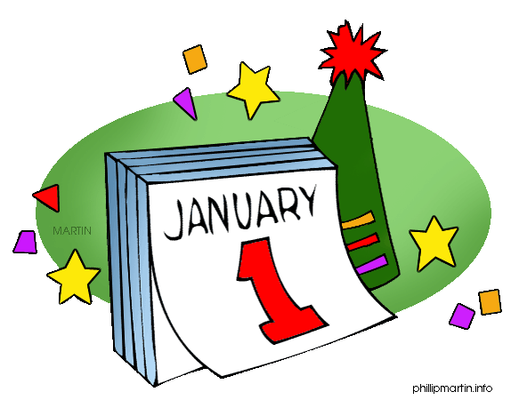 Free clipart images for new year
