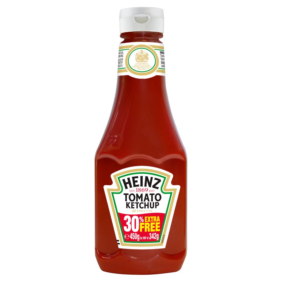 Heinz Tomato Ketchup 450g | Table Sauce | Table Sauces, BBQ ...