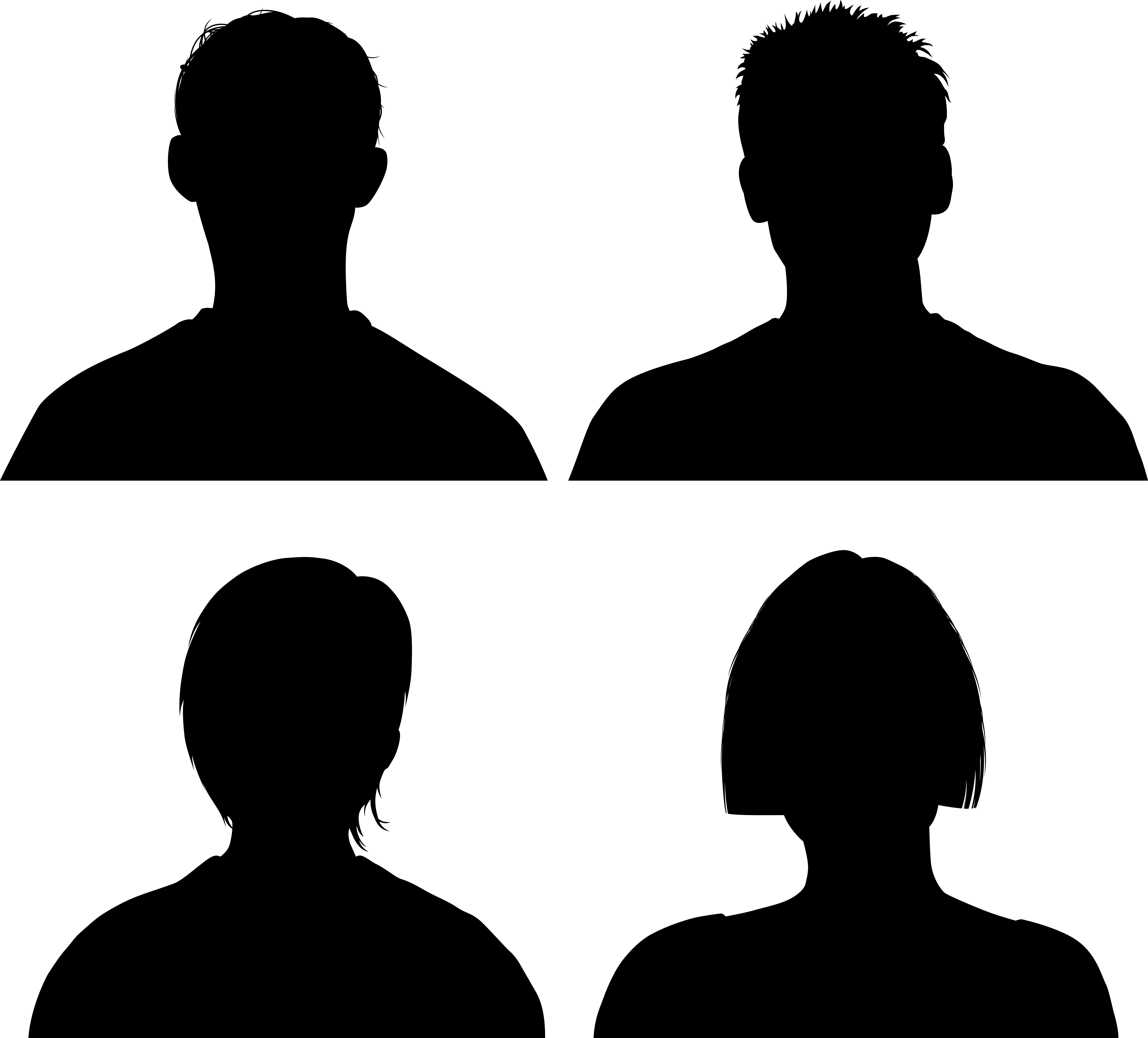 Face Silhouette | Free Download Clip Art | Free Clip Art | on ...