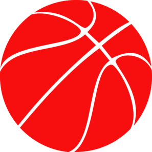 Red Basketball Clip Art - vector clip art online ...