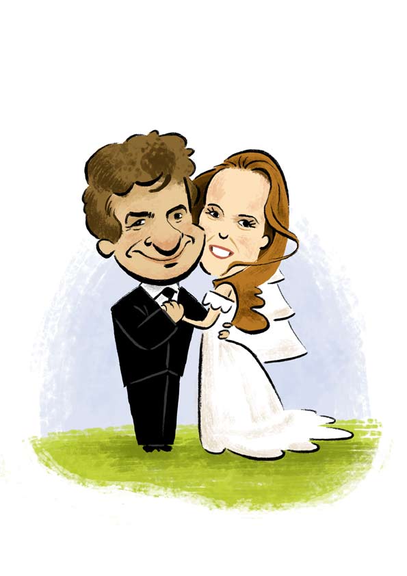 Cartoon Picture Of Wedding Couple | Free Download Clip Art | Free ...