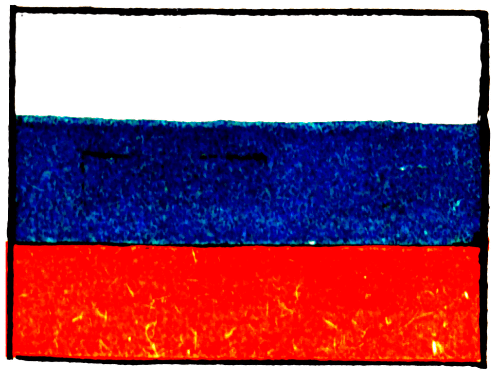 Flag of russia clipart