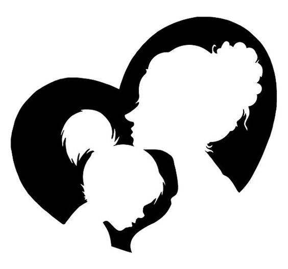 Mother And Daughter Clipart - Tumundografico
