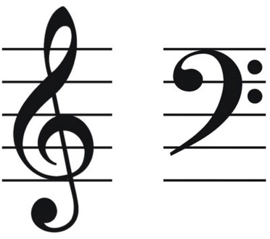 Treble and Bass Clefs - How Tos And Some Other Random Stuff