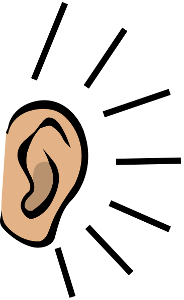 Clipart of an ear