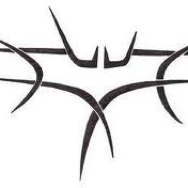 Batman Symbol Tattoo Tribal