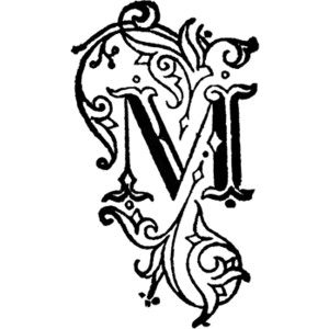 Decorative Letter M Clipart - Polyvore