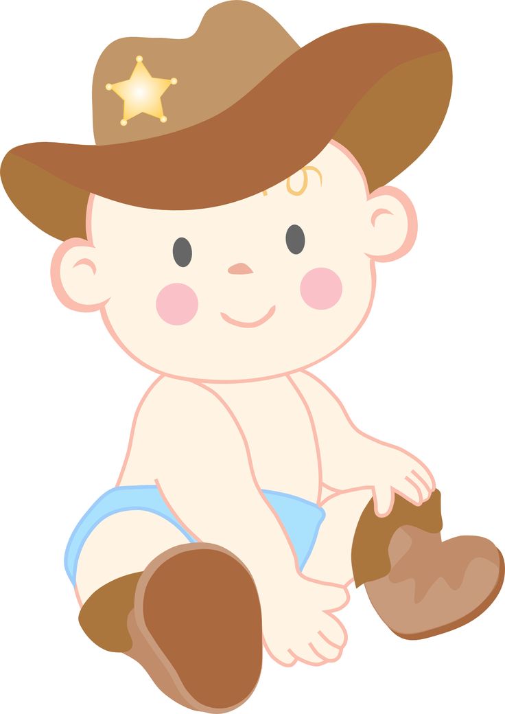 Baby cowboy clipart - ClipartFox