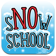 Snow day no school clipart