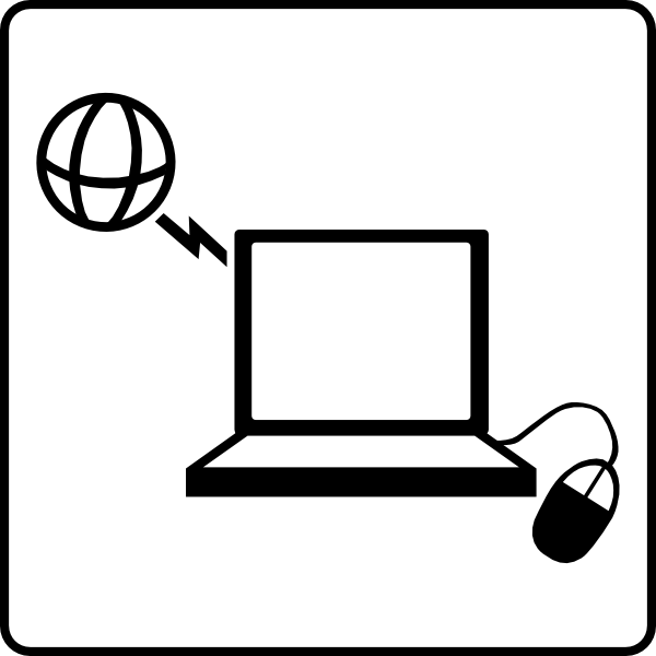 Computer Internet Icon Clip Art - vector clip art ...
