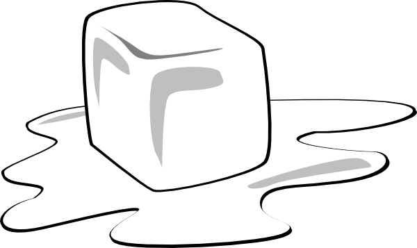 Melted ice clipart